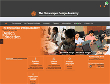 Tablet Screenshot of bhawanipurdesignacademy.org